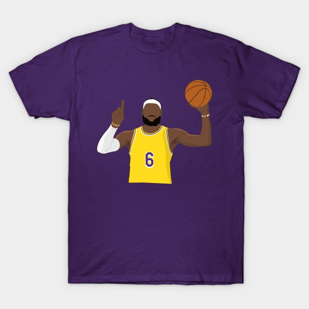 LeBron James Breaks Scoring Record T-Shirt by BuzzerBeater00